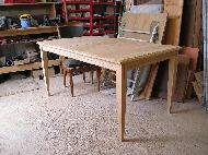 Fabrication de tables de salle  manger par audrin menuiserie en haute-loire (43)